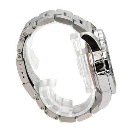 Seitenansicht der Breitling Colt 44 A7438710.G943.157A mit Edelstahlband und drehbarer Lünette.