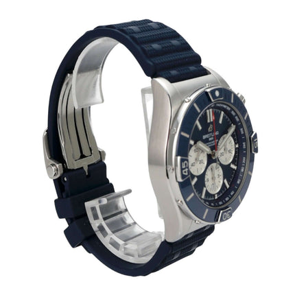 Breitling Super Chronomat B01 44 Chronograph AB0136161C1S1 mit blauem Kautschukband und Edelstahlgehäuse