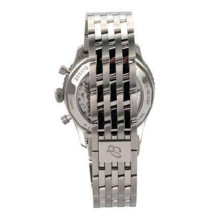 Breitling Navitimer B01 Chronograph 43 AB0138211B1A1 mit Edelstahlband, polierte und satinierte Oberfläche.