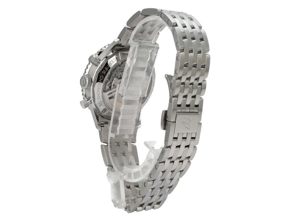 Breitling Navitimer B01 Chronograph 41 AB0139241C1A1 mit poliertem und satiniertem Edelstahlarmband.