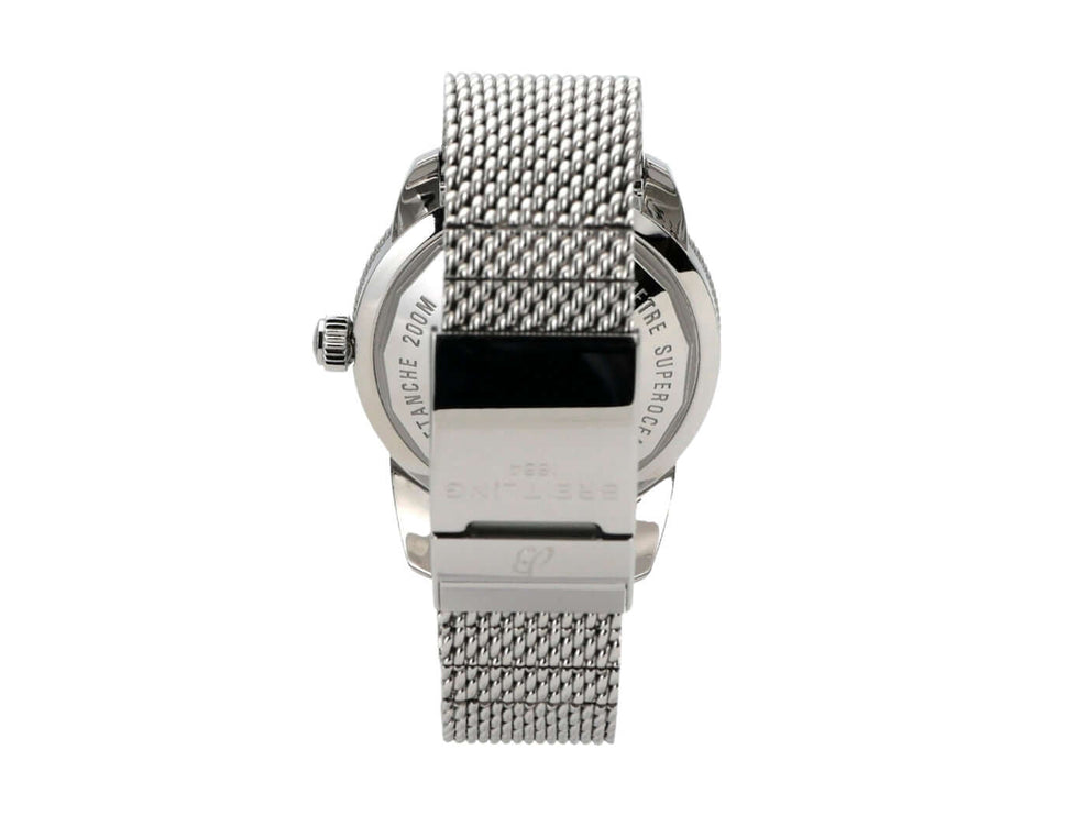 Breitling Superocean Heritage II B20 Automatic 46 AB2020121B1A1 Rückansicht mit Edelstahlband und Faltschließe