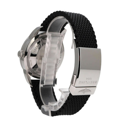 Breitling Superocean Heritage II B20 Automatic 46 AB2020121L1S1 Armbanduhr mit schwarzem Kautschukband und Edelstahl-Gehäuse
