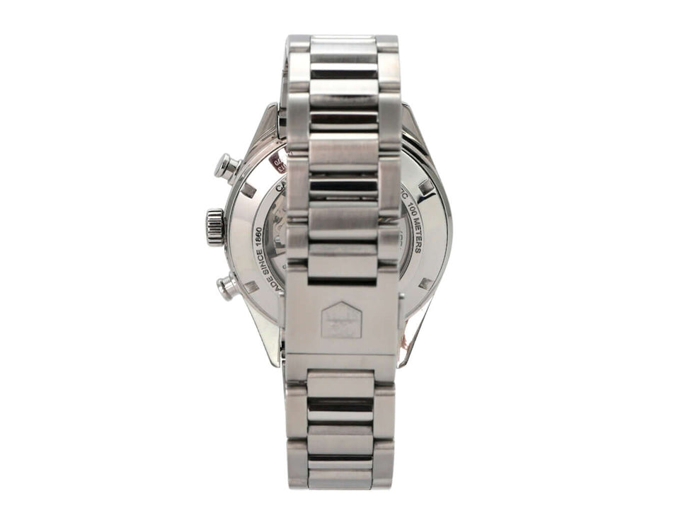 TAG Heuer Carrera Calibre 1887 Chronograph CAR2013.BA0799 Rückansicht mit Edelstahlarmband