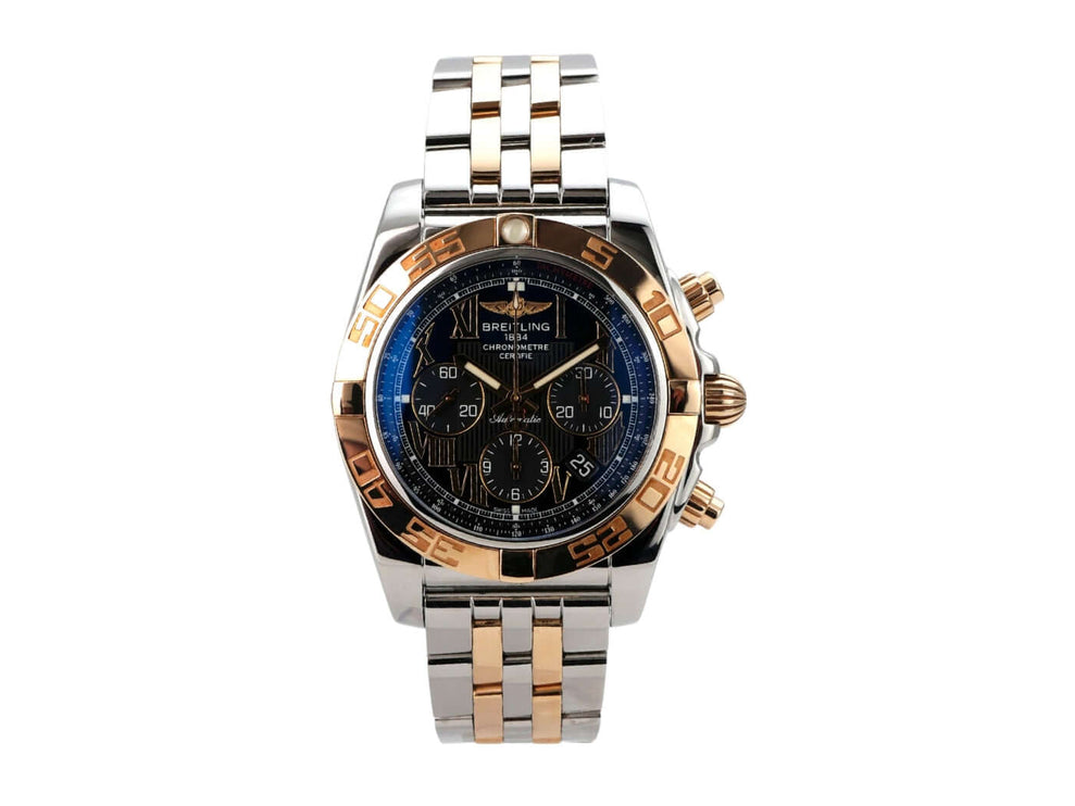 Breitling Chronomat 44 CB011012.B957.388C Edelstahl Rosegold Schwarz - edles Design mit chronographischen Funktionen