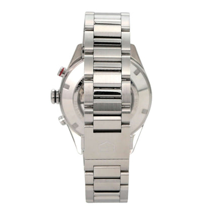 TAG Heuer Carrera Calibre 16 Automatik Chronograph CV2A1U.BA0738 aus Edelstahl mit Armbandrückseite
