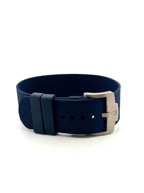 Ersatz blaues Kautschukarmband mit Dornschließe für Tudor Pelagos FXD 25707B-23-0001