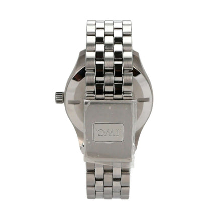 IWC Pilots Watch Fliegeruhr Mark XX IW328202 mit Edelstahlarmband und Faltschließe, schlichte Eleganz.