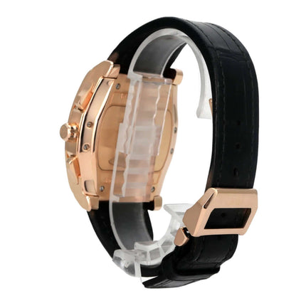 IWC Da Vinci Perpetual Calendar Kurt Klaus IW376205 Roségold, schwarzes Lederarmband, Seitenansicht