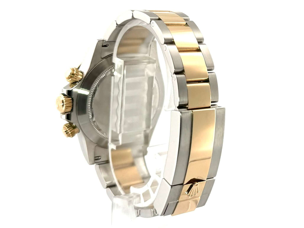 Rückansicht Rolex Daytona 116503, Edelstahl und 18 kt Gelbgold Armband, Sicherheitsfaltschließe