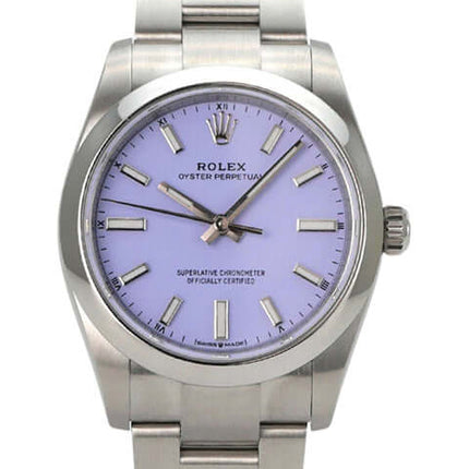 Rolex Oyster Perpetual 34 124200 Lavender – Uhren2000