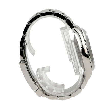 Rolex Oyster Perpetual 36 126000 Grün Detailansicht des Gehäuses und Armbands aus Edelstahl.