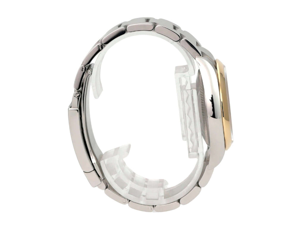 Rolex Oyster Perpetual 36 Ref. 126003 Grau, Edelstahlgehäuse mit Gelbgold-Lünette und Oyster-Armband