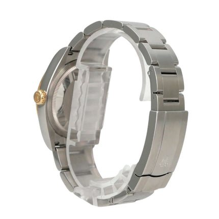 Rolex Oyster Perpetual 36 Ref. 126003 Grau, Edelstahlarmband mit Gelbgold-Lünette und Automatikwerk