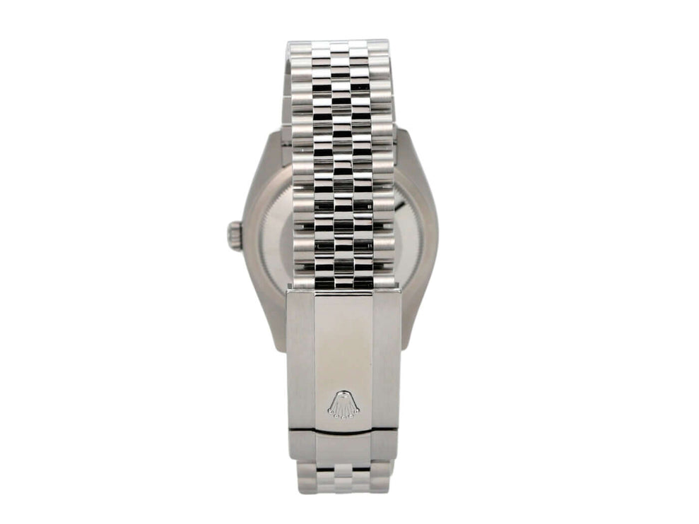 Rolex Datejust 36 Oystersteel 126200 Grün Ombre Jubile-Band Edelstahlarmband und Faltschließe