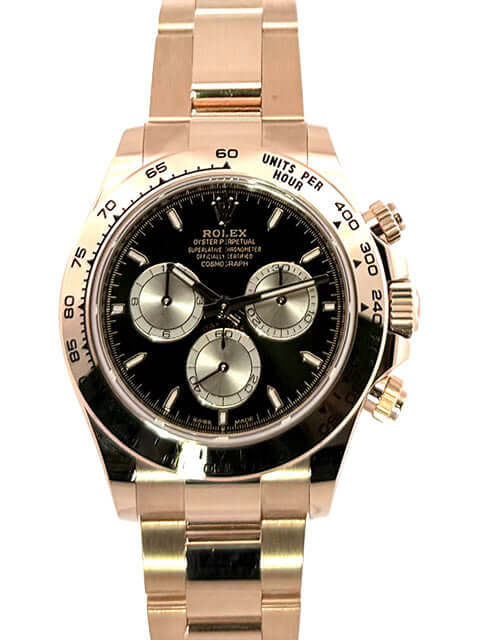 Rolex Cosmograph Daytona 126505 Everose-Gold Schwarz – Uhren2000