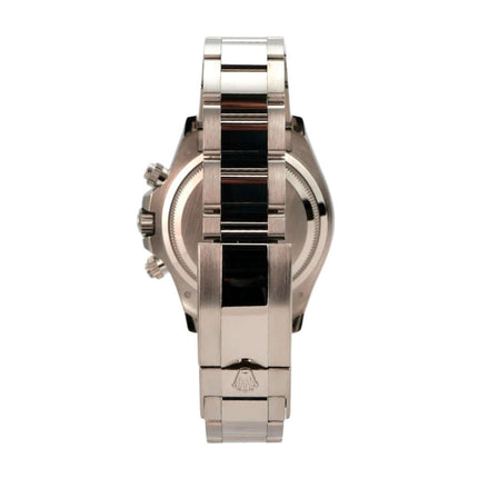 Rolex Daytona Weißgold 126509 Grau - Gesamtansicht des Chronographen, wasserdicht bis zu 10 bar.