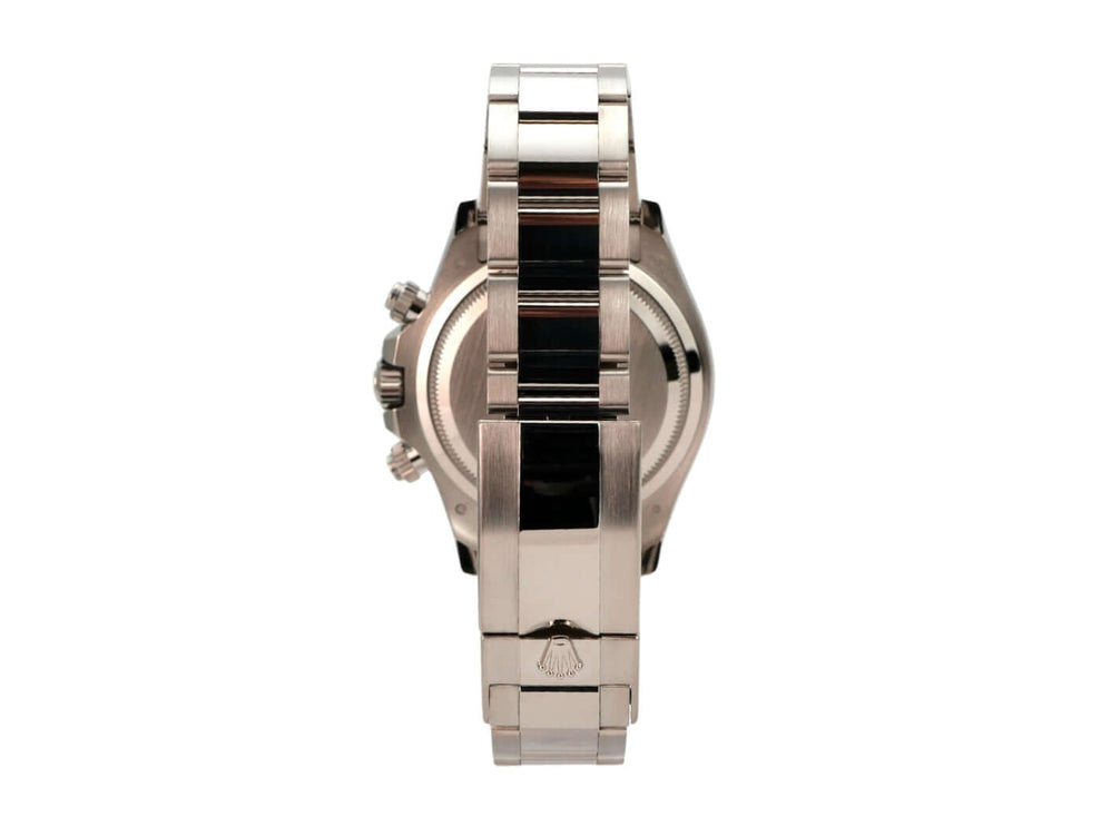 Rolex Daytona Weißgold 126509 Grau - Gesamtansicht des Chronographen, wasserdicht bis zu 10 bar.