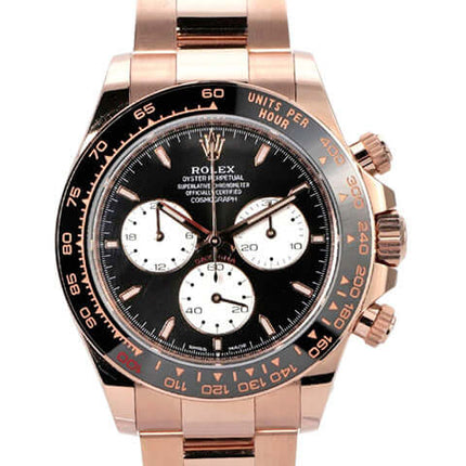 Rolex Cosmograph Daytona 126525LN Everose-Gold LeMans mit schwarzem Zifferblatt und Tachymeterskala
