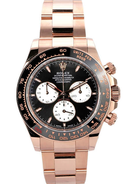 Rolex Cosmograph Daytona 126525LN Everose-Gold LeMans mit schwarzem Zifferblatt und Tachymeterskala