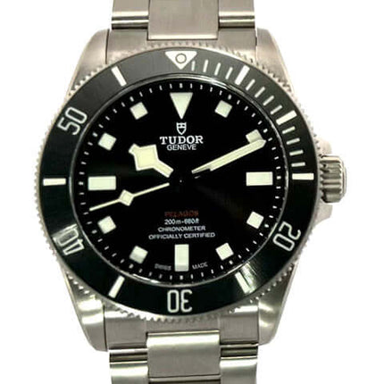 Uhr Tudor Pelagos 39 Titan Black M25407N-0001, Titan-Gehäuse, schwarzes Zifferblatt, Keramik Lünette, Automatikuhr, Armband aus Titan