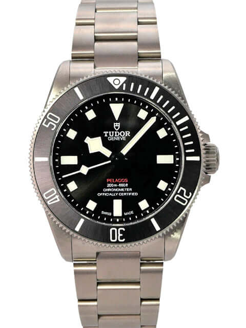 Tudor Pelagos 39 Titan Black M25407N-0001, Taucheruhr mit schwarzem Zifferblatt und Titanarmband