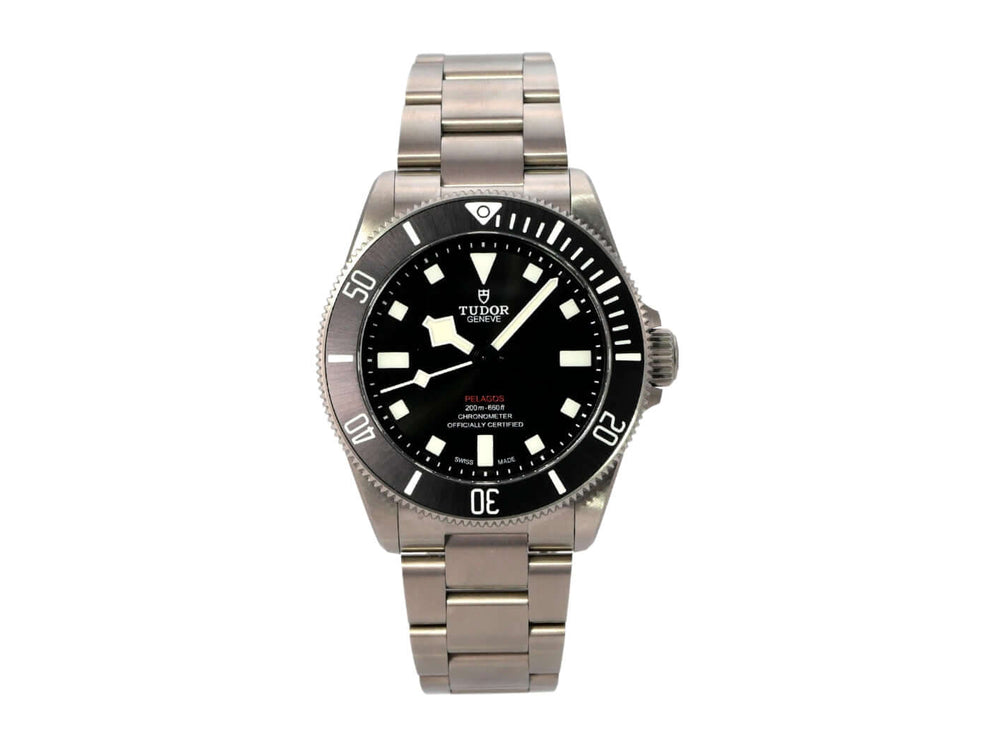 Tudor Pelagos 39 Titan Black M25407N-0001 - Uhr mit Titan und schwarzem Zifferblatt, 39 mm Durchmesser.