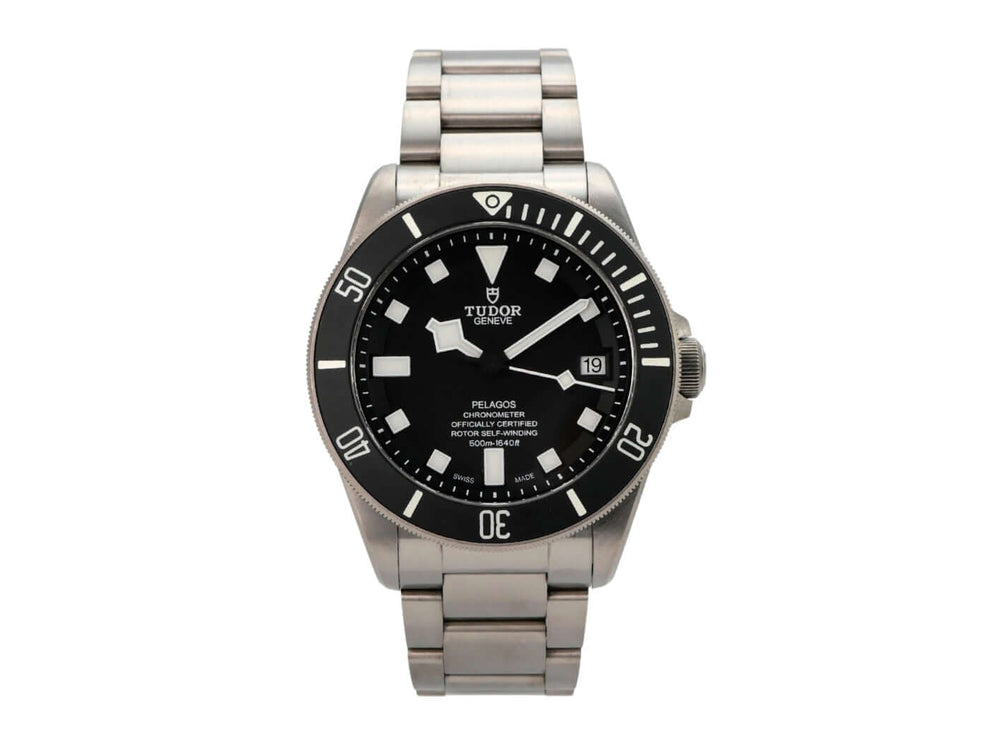 Tudor Pelagos 39 Titan Black M25407N-0001 mit schwarzem Zifferblatt, Titanarmband und Keramiklünette