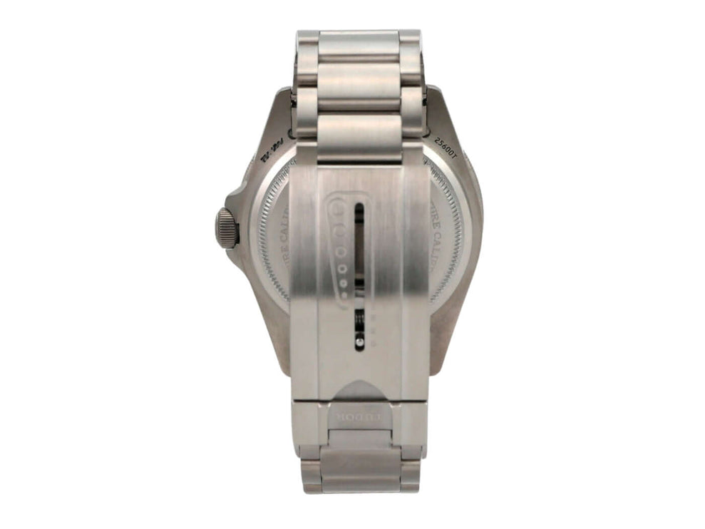 Tudor Pelagos Titan Blue M25600TB-0001 Rückansicht mit Titanarmband und Sicherheitsfaltschließe