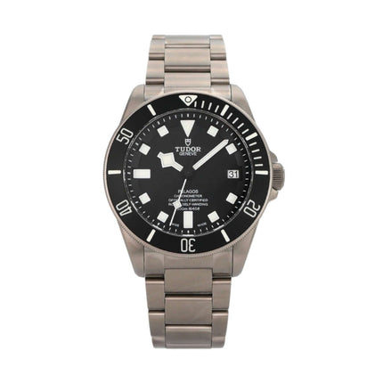 Tudor Pelagos Titan Black M25600TN-0001, 42 mm, Titan, schwarzes Zifferblatt, drehbare Lünette, Taucheruhr