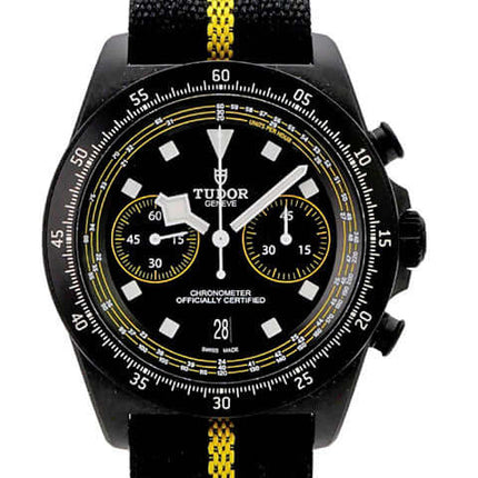Tudor Pelagos FXD Chrono Yellow M25827KNJN-0001 Tour de France auf schwarzem Textilband mit gelben Akzenten