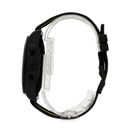 Tudor Pelagos FXD Chrono Yellow M25827KNJN-0001 Tour de France seitliche Ansicht mit schwarzem Textilband