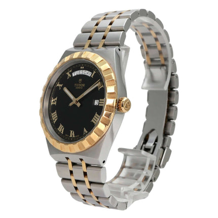 Tudor Royal Day-Date Ref. M28603-0003 mit schwarzem Zifferblatt und gelbgoldener Lünette