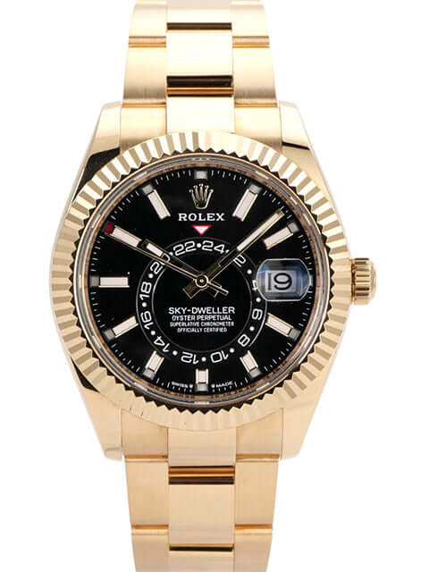 Rolex Sky-Dweller Yellow Gold 336938 Black – Uhren2000