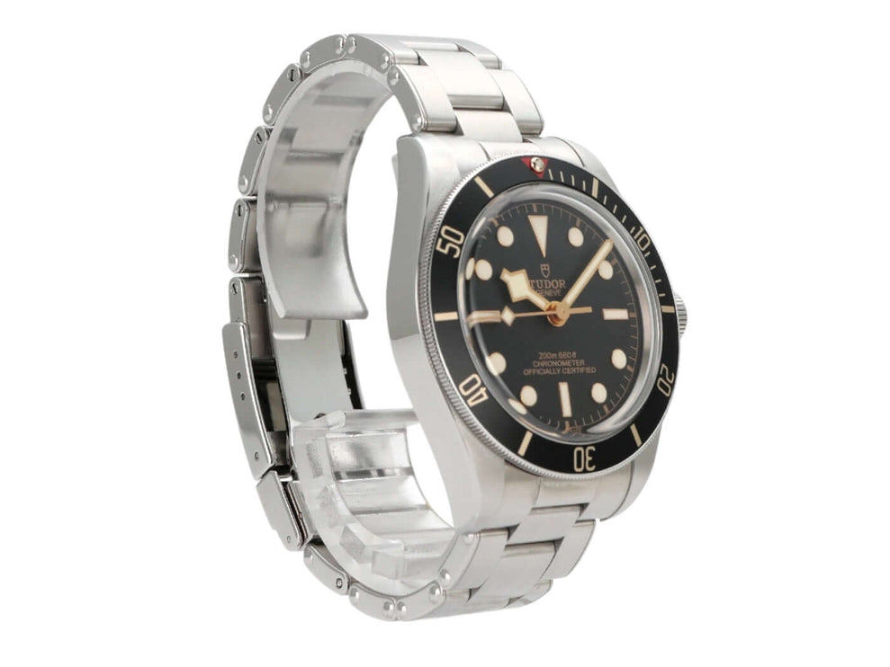 Tudor Heritage Black Bay 54 M79000N-0001, Edelstahl, schwarzes Zifferblatt, 37 mm, Automatik, 70 Stunden Gangreserve
