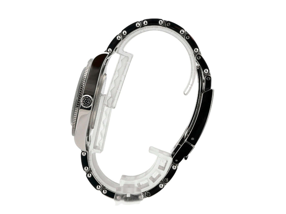 Tudor Heritage Black Bay 54 M79000N-0001 seitliche Ansicht des Edelstahlgehäuses und Armbands