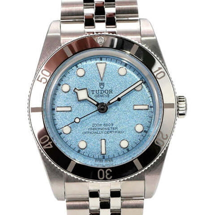 Tudor Heritage Black Bay 54 M79000-0001, Edelstahl-Sportuhr mit blauem Zifferblatt und Automatikwerk