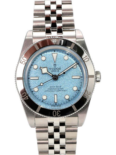 Tudor Heritage Black Bay 54 M79000-0001, Edelstahl-Sportuhr mit blauem Zifferblatt und Automatikwerk
