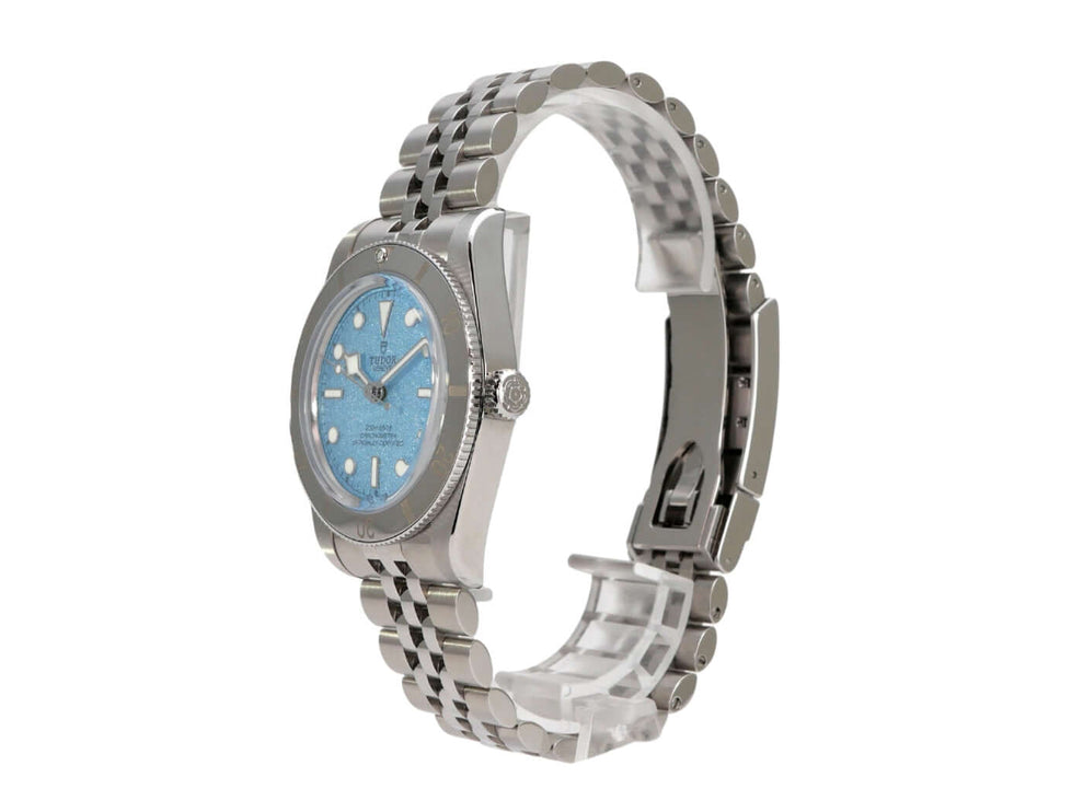 Tudor Heritage Black Bay 54 M79000-0001, Edelstahlarmband, blaues Zifferblatt, 37 mm