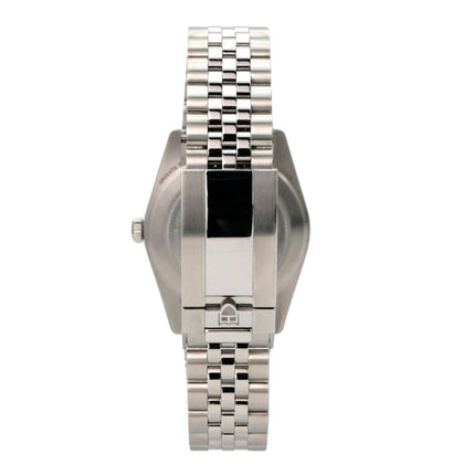 Tudor Heritage Black Bay 54 M79000-0001 Edelstahlarmband, Rückansicht, Lagoon Blue, 37 mm, Automatik