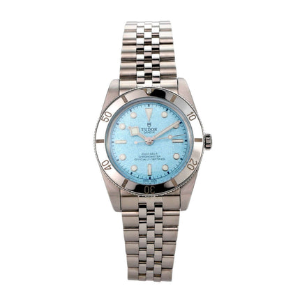 Tudor Heritage Black Bay 54 M79000-0001 mit blauem Zifferblatt und Edelstahlarmband