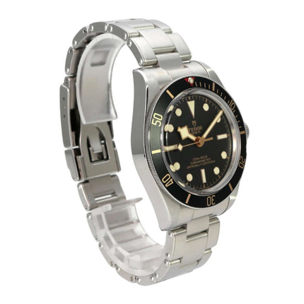 Tudor Heritage Black Bay Fifty-Eight M79030N-0001 mit Edelstahlarmband und schwarzem Zifferblatt
