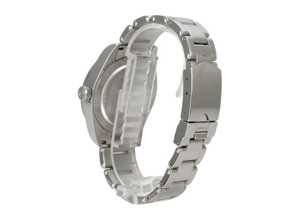 Tudor Heritage Black Bay Fifty-Eight M79030N-0001 Edelstahlarmband und Gehäuseansicht