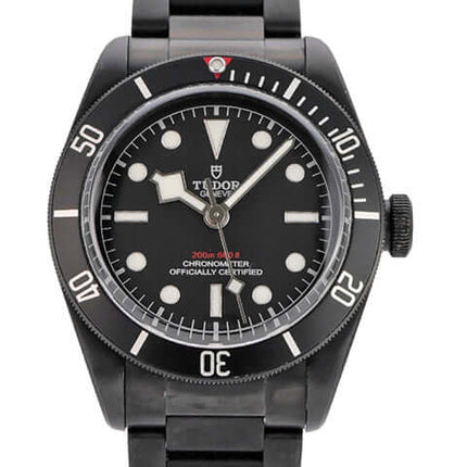 Tudor Black Bay Automatik Dark M79230DK-0005, PVD-beschichtetes Edelstahl, schwarzes Zifferblatt, beidseitig drehbare Lünette.