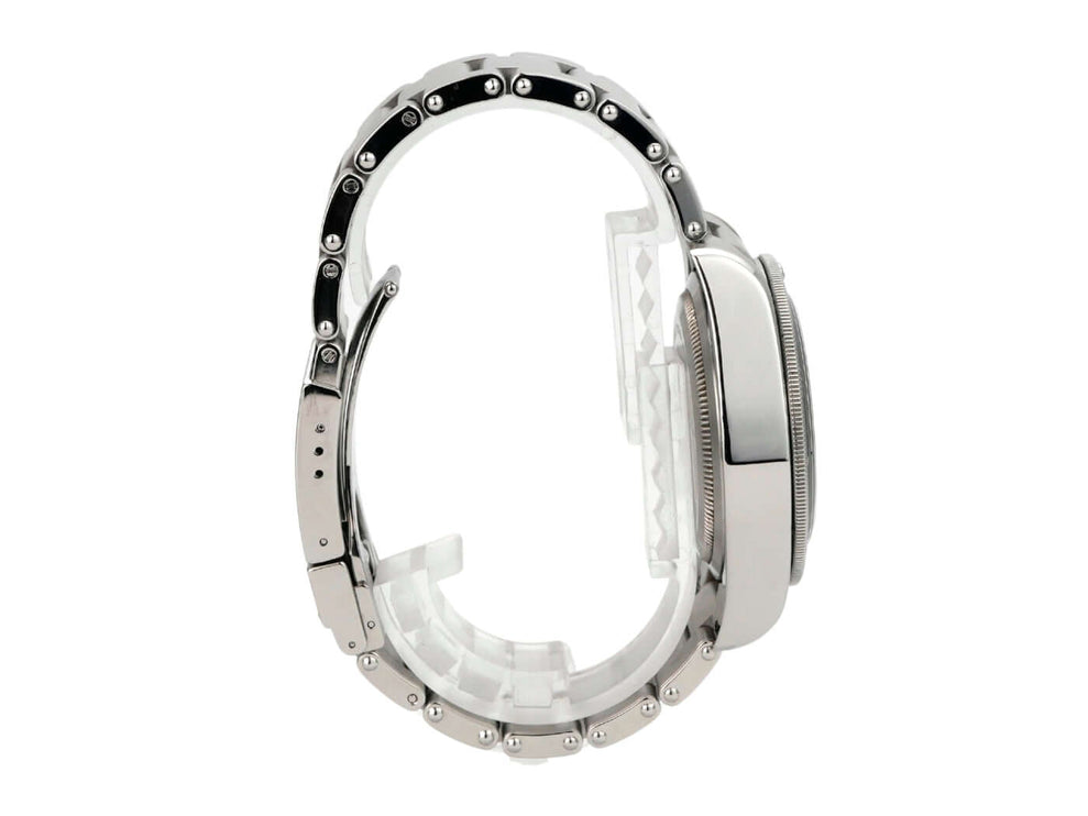 Tudor Heritage Black Bay 79230N-0009 seitliche Ansicht des Gehäuses und Armbands aus Edelstahl