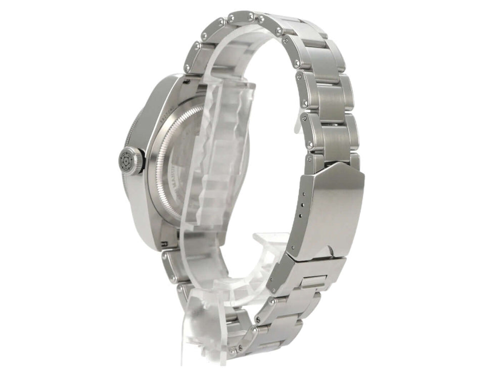 Tudor Heritage Black Bay M79230N-0009 Edelstahlarmband und Gehäuseansicht, elegantes Design, 2022 Modell.