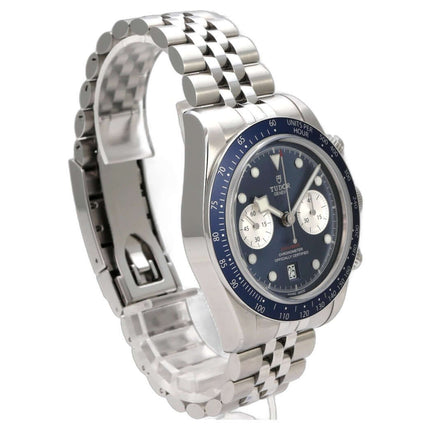 Tudor Black Bay Chrono M79360B-0002 Herrenuhr aus Edelstahl mit blauem Zifferblatt und Chronograph