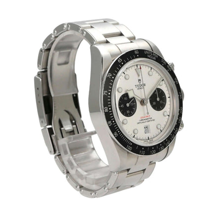 Tudor Black Bay Chrono M79360N-0002 Edelstahl, 41mm, opalfarbenes Zifferblatt, Automatikwerk, langlebiges Design.