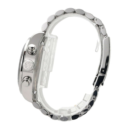 Tudor Black Bay Chrono M79360N-0019 Edelstahl Armband mit Faltschließe, detailierte Ansicht der Uhr.