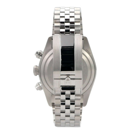 Tudor Black Bay Chrono M79360N-0019 Edelstahlgehäuse und -band, automatische Uhr mit 41 mm Durchmesser.