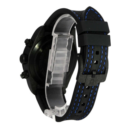 Tudor Black Bay Chrono Carbon 25 M79377KN-0001 Carbon-Chronograph mit schwarzem Kautschuk-/Lederband